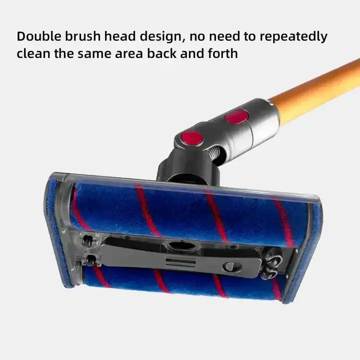 Double Roller Motor Power Mop Brush For Dysons, Brush Floor Head Vacuum Cleaners Spare Parts for Dysons V7 V8 V10 V11