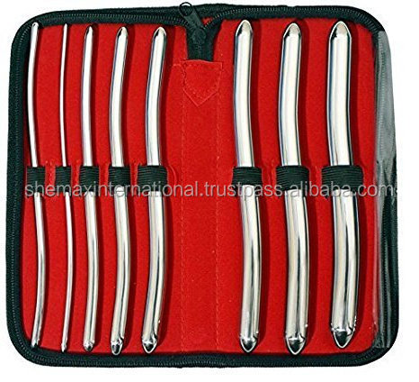 Shemax Urethral Hegar Surgical Sounds Gyne Urethra Instruments 8 Pcs Set