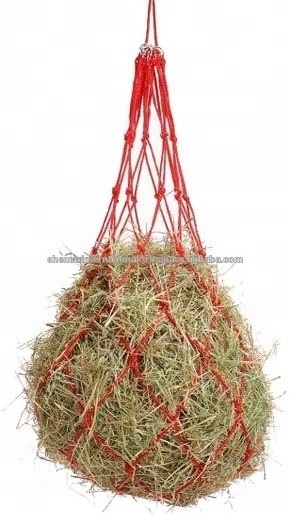 Shemax Horse Riding Equipment Colorful Strong and Durable Large Poly Hay Nets Feeder 42