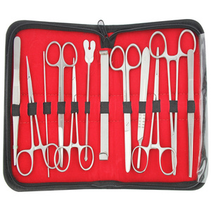 Shemax 12 PCS MEDICAL DISSECTING KIT Surgical Anatomy Instruments SET