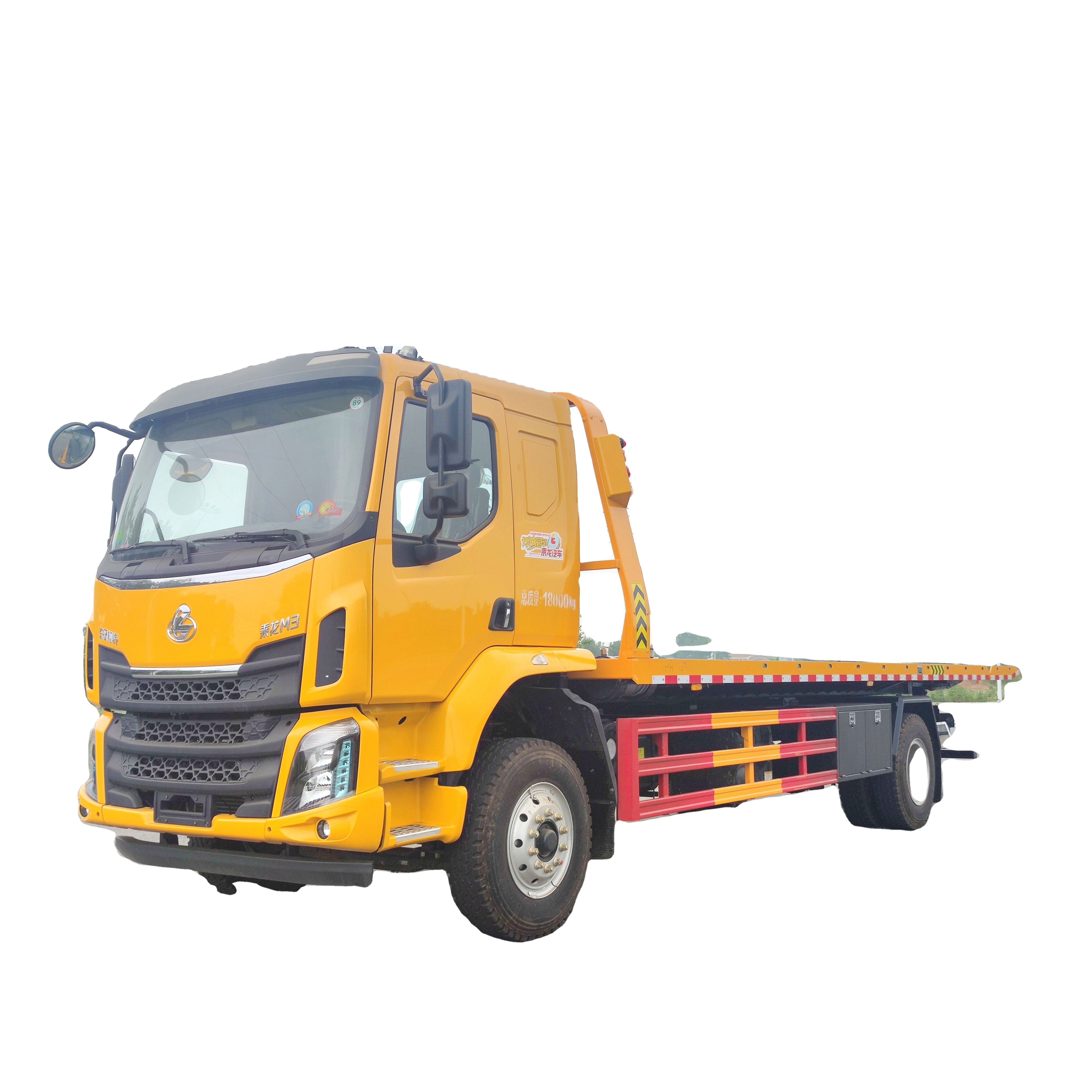 Dongfeng LiuQi Chenglong  Tow Truck Wrecker 5 Ton Road Rescue Tow Truck Flatbed For Sale In Pakistan