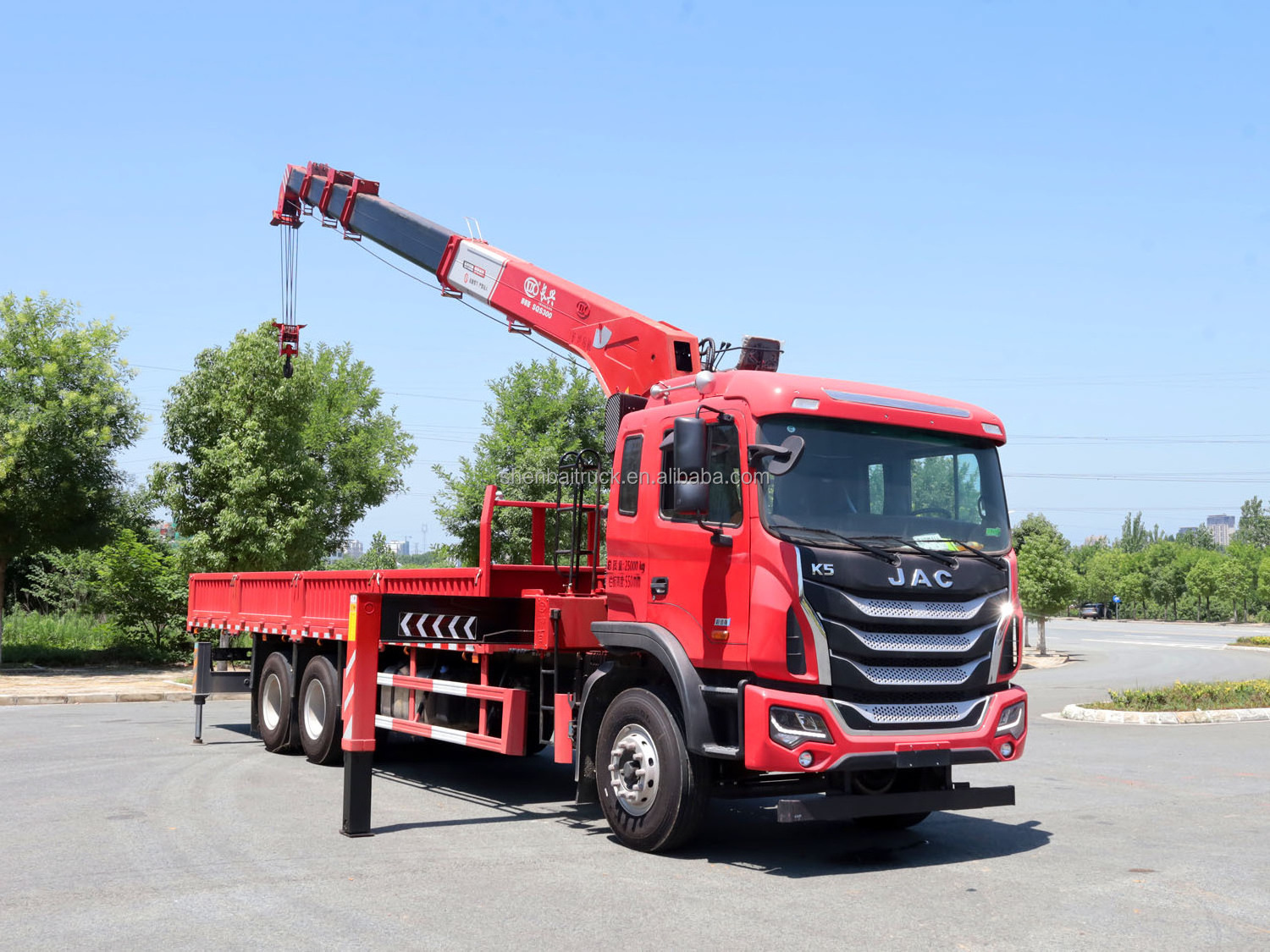 Competitive Price  JAC 6x4 Truck 12Ton 14Ton 16Ton Hydraulic Crane Truck Mounted Crane