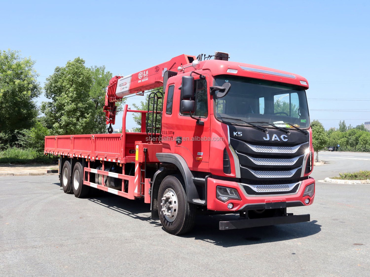 Competitive Price  JAC 6x4 Truck 12Ton 14Ton 16Ton Hydraulic Crane Truck Mounted Crane