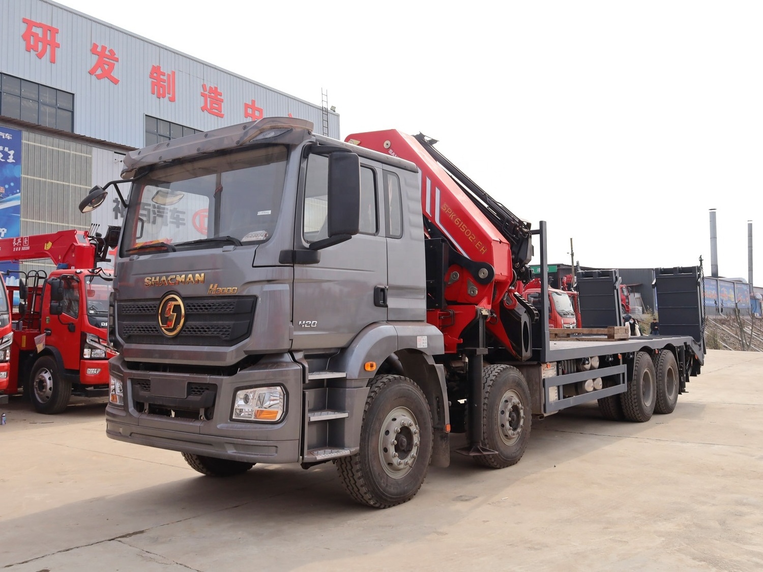 Shacman X3000 8x4 Heavy Duty Lorry Truck Mounted Crane Sany-Palfinger 20Ton 25Ton 30Ton Loader Hydraulic Knuckle Boom Crane