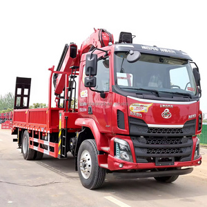 China Top Sale 6X4 Truck Chassis 270hp 320hp 10Ton 12Ton 16Ton Lorry Knuckle Boom Crane Truck