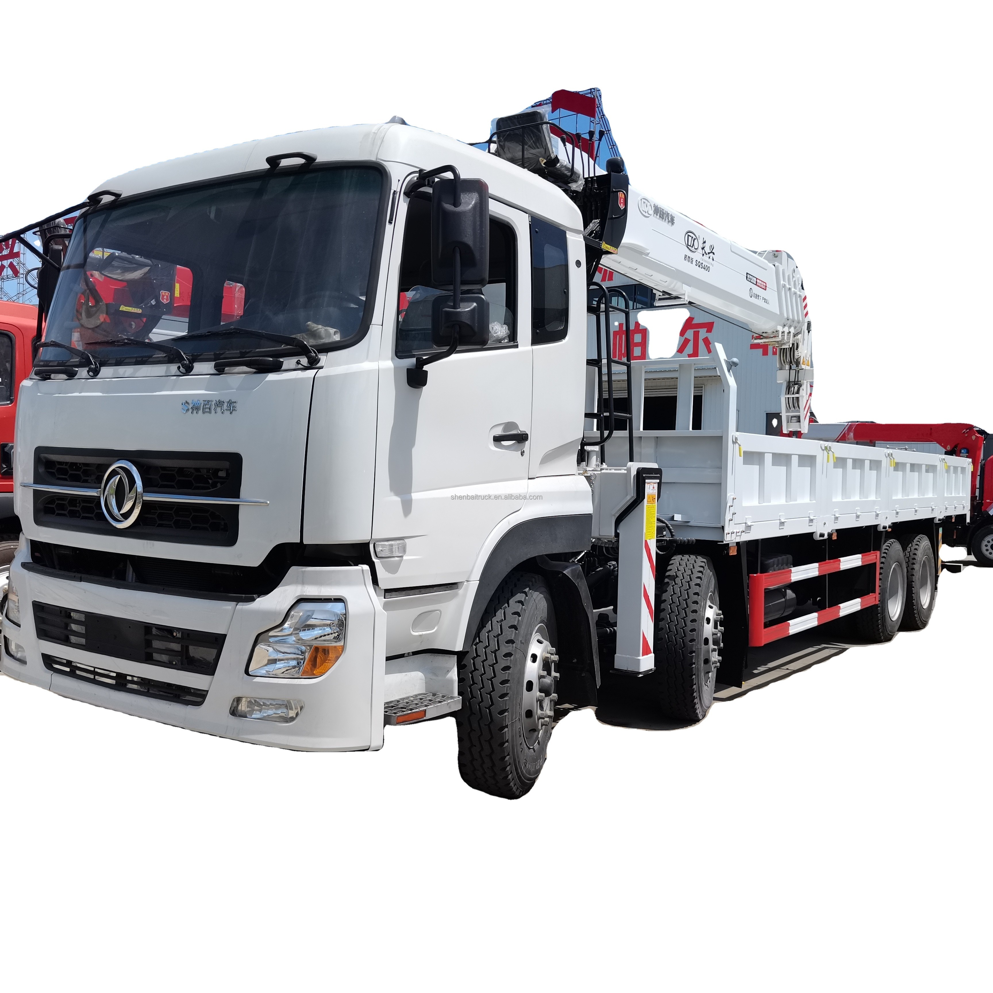 Competitive Price Dongfeng Tianlong 3 axle Mouted Truck 12Ton 14Ton 16Ton Hydraulic Telescopic Crane