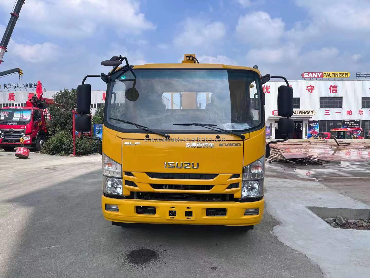 LHD/RHD ISUZU 4x2 Light Pickup Truck Mounted Crane Factory Price 4Ton 5Ton 6Ton Hydraulic Telescopic Boom Crane