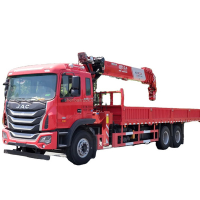 Competitive Price  JAC 6x4 Truck 12Ton 14Ton 16Ton Hydraulic Crane Truck Mounted Crane