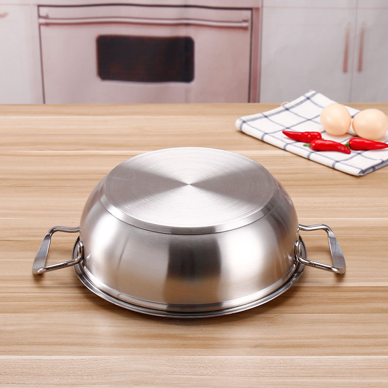 stainless steel stock pot Hot steam Stainless Steel Insulated casserole Hot pot