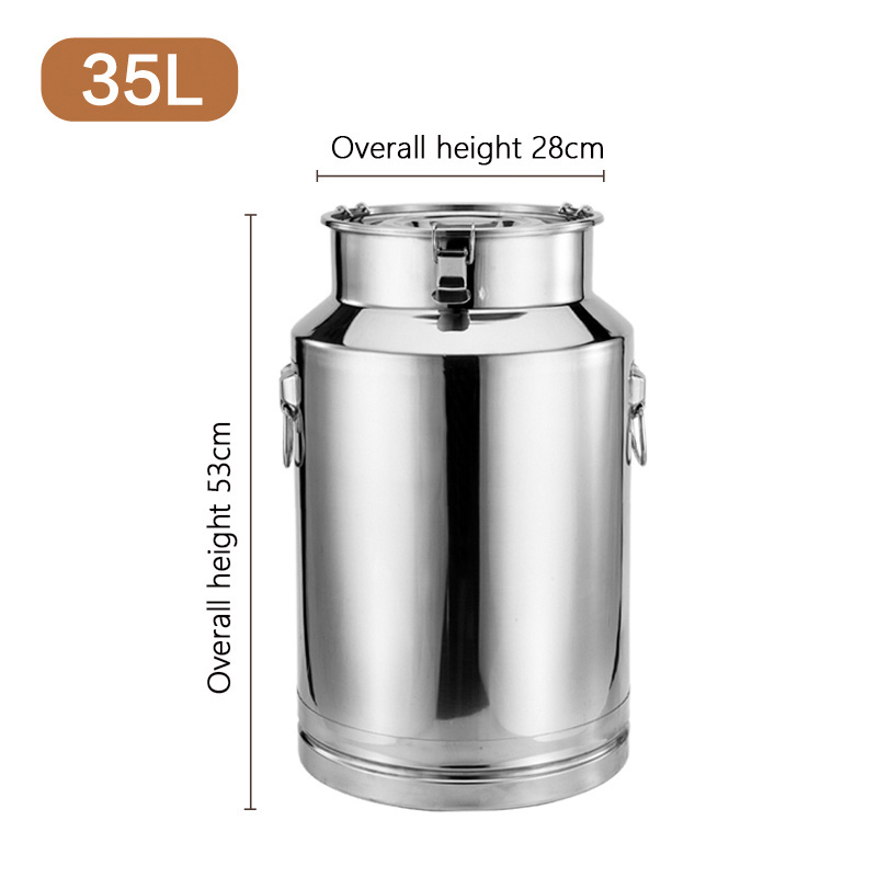 Big capacity sugar jar of good quality stainless steel tea can with seal lid metal canister for milk