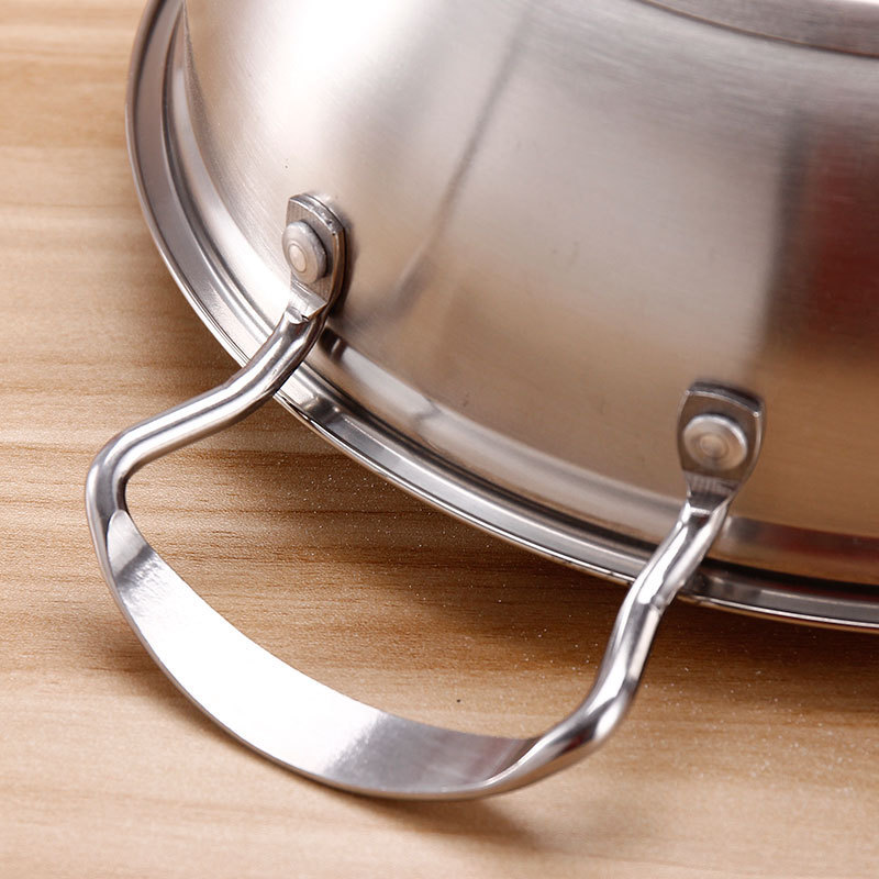 stainless steel stock pot Hot steam Stainless Steel Insulated casserole Hot pot