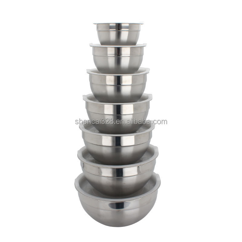 Stainless Steel Mixing Bowl Set/Stainless steel Salad bowls set with lids/Serving Bowl