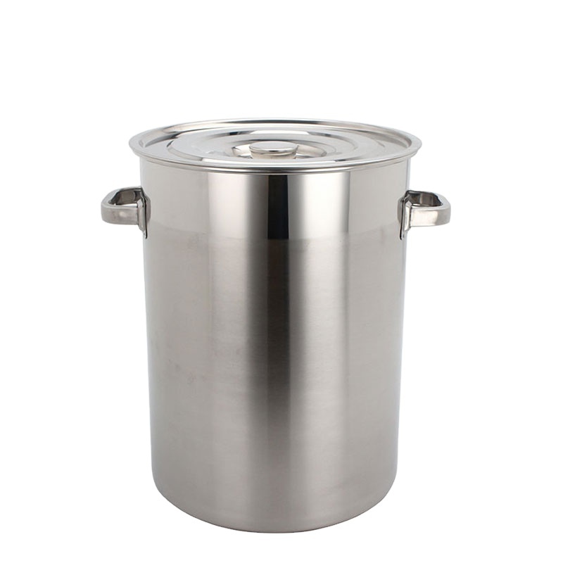 big stainless steel pot stainless steel soup barrel restaurant pot