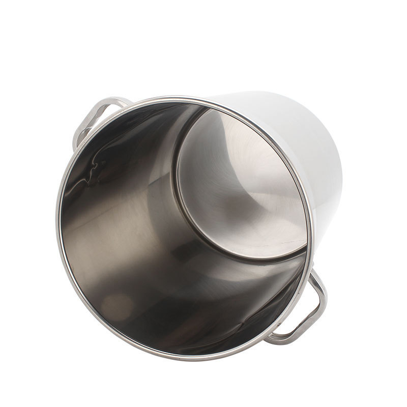 big stainless steel pot stainless steel soup barrel restaurant pot