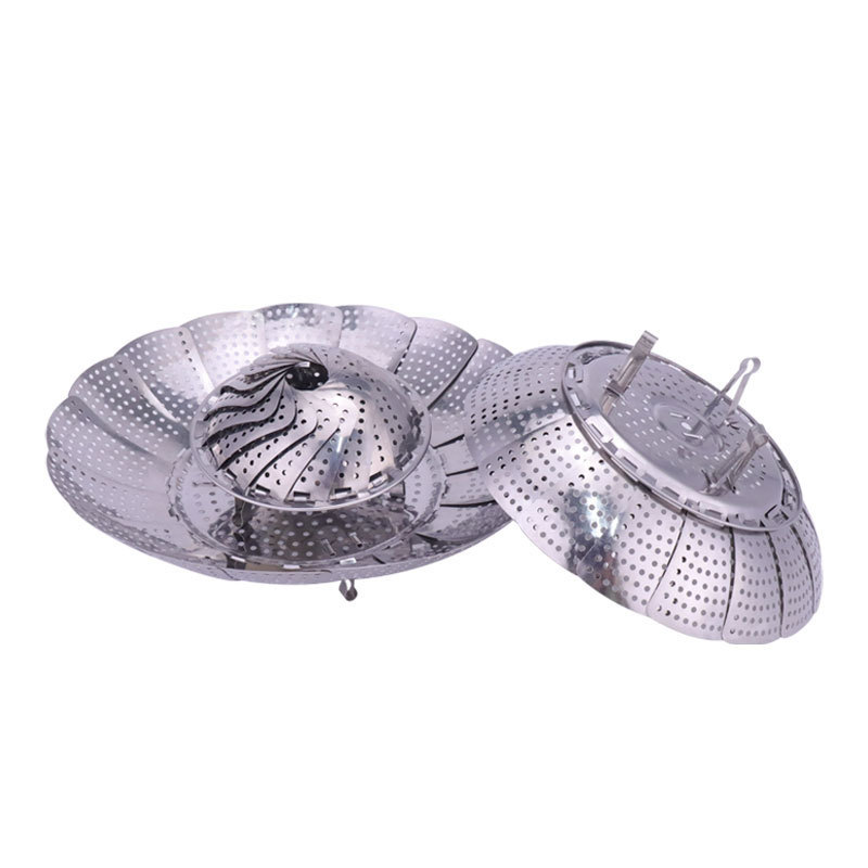 Expanding Vegetable Steamer Stainless Steel Collapsible Steaming Basket