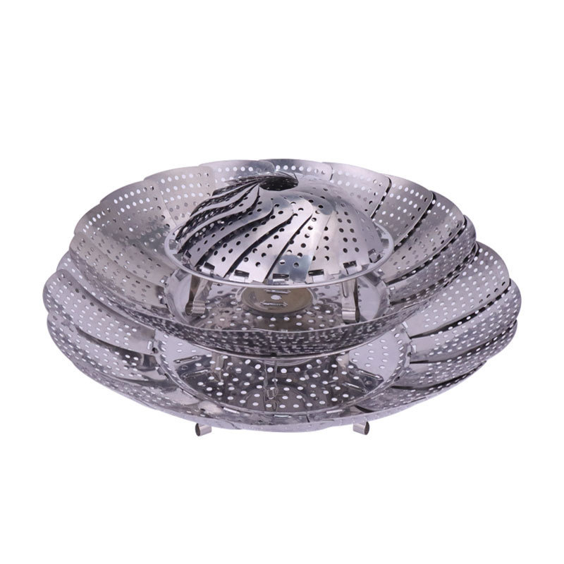 Expanding Vegetable Steamer Stainless Steel Collapsible Steaming Basket