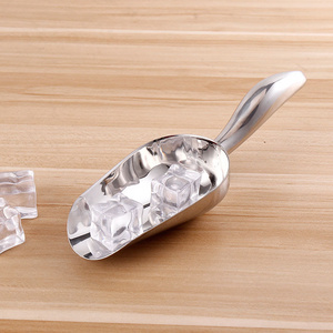 Update Bar Ice Scoop Perfect For Dry Bin Candy Scoop Stainless Steel Shovel for Rice Grains