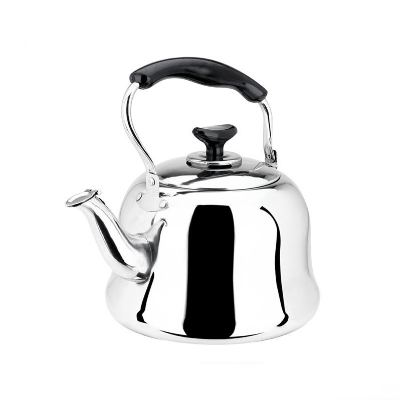 5/6L Classical Stainless Steel Stovetop Tea Kettle Whistling Tea Kettle Metal Tea Pots For Home And Camping