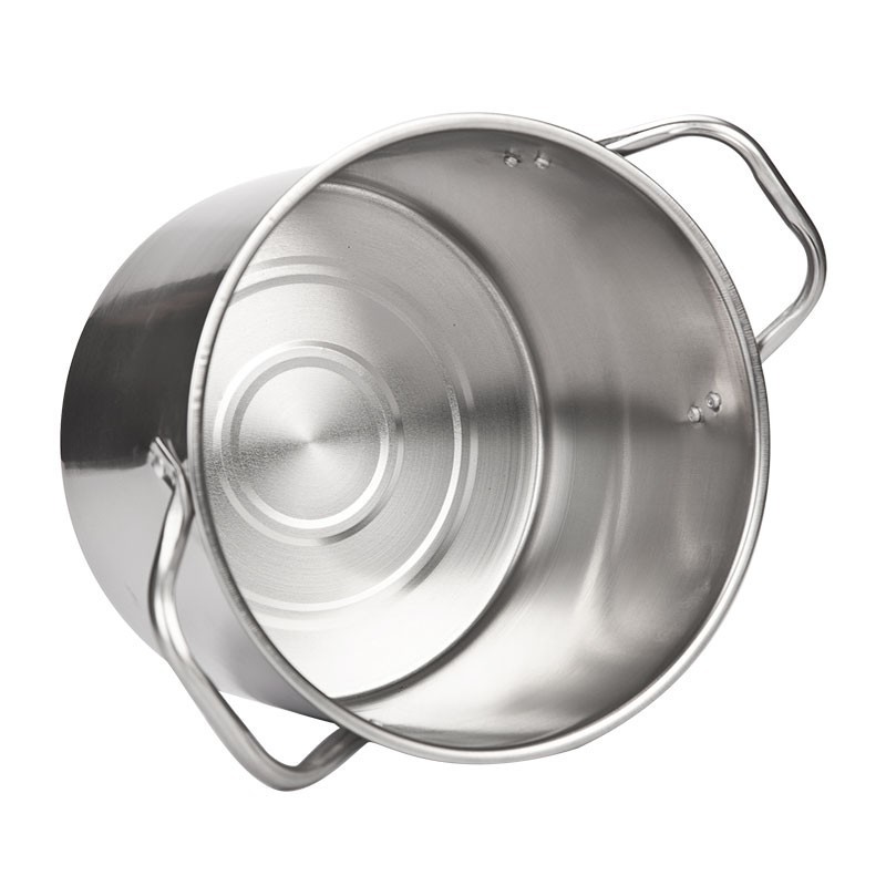 Metal Stock Pot for Mexican Market Tall Pot Set with Big Capacity Stainless Steel Cookware Set