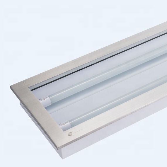 IP65 waterproof ceiling recessed 2x2ft 2x4ft fluorescent led batten light fixture to replace fluorescent lamps