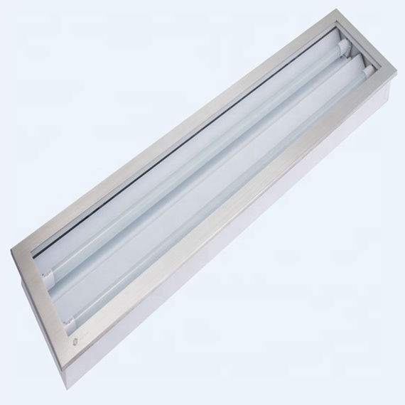 IP65 waterproof ceiling recessed 2x2ft 2x4ft fluorescent led batten light fixture to replace fluorescent lamps