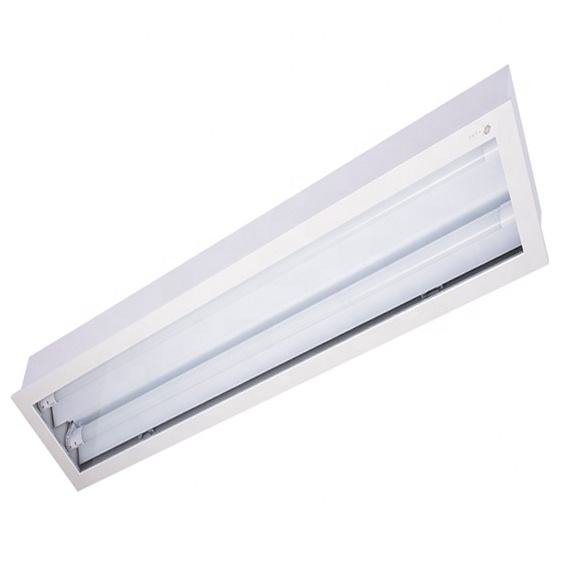 IP65 waterproof ceiling recessed 2x2ft 2x4ft fluorescent led batten light fixture to replace fluorescent lamps