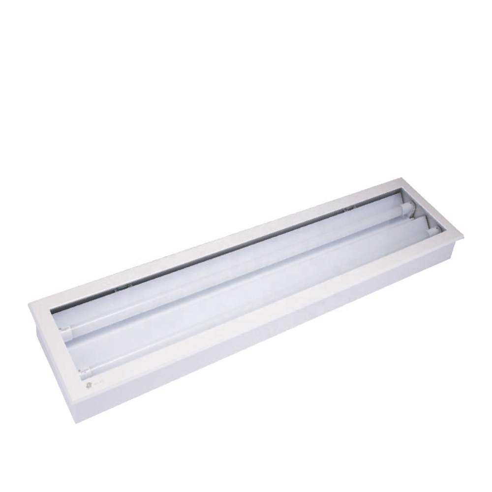 Cleanroom Ceiling Flush Mounted Light IP65 4Ft LED T8 Lighting Fixture