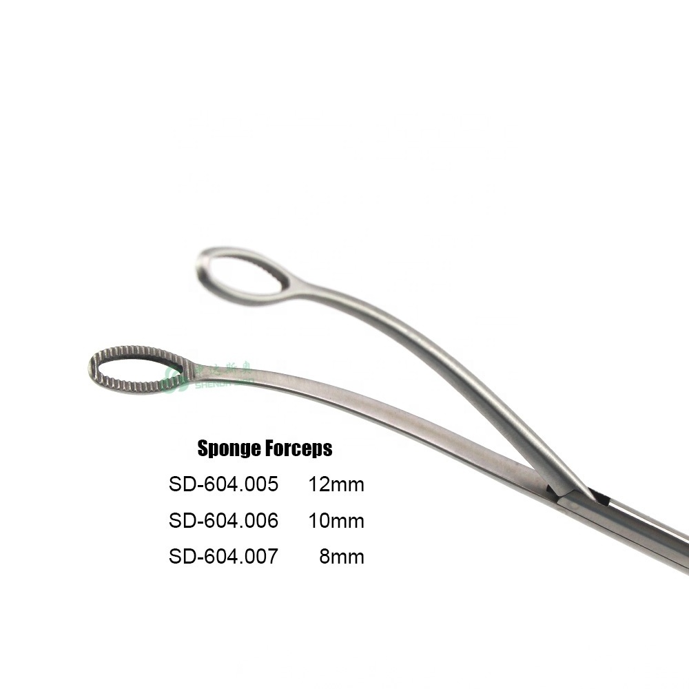 Factory price Thoracoscopic surgical instruments Sponge Forceps