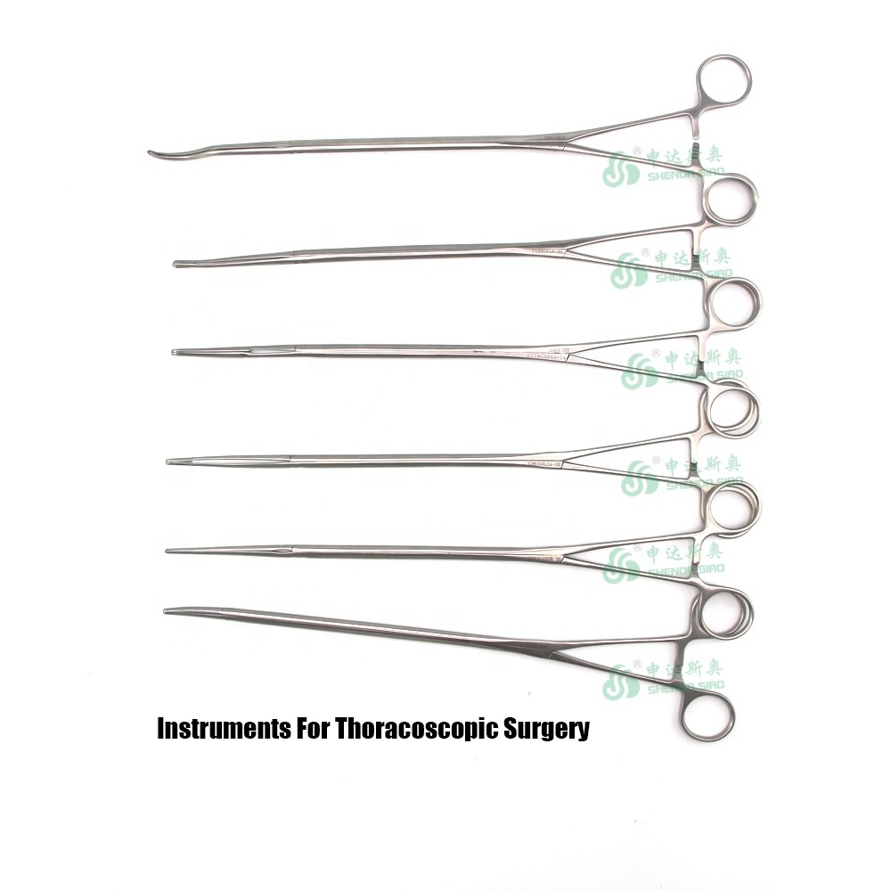 Factory price Thoracoscopic surgical instruments Sponge Forceps