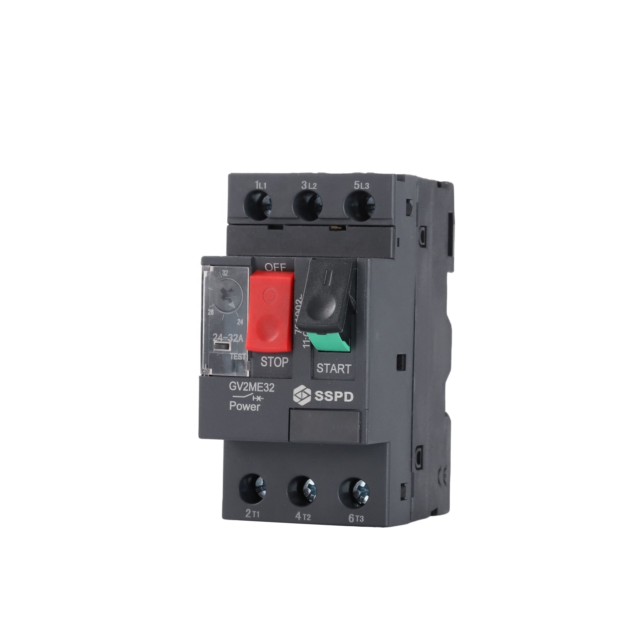 SSPD mpcb manufacturing Motor Starter GV2ME Series Push Button 3P Three Phase Thermal Magnetic Type Motor Breaker  MPCB GV2ME32