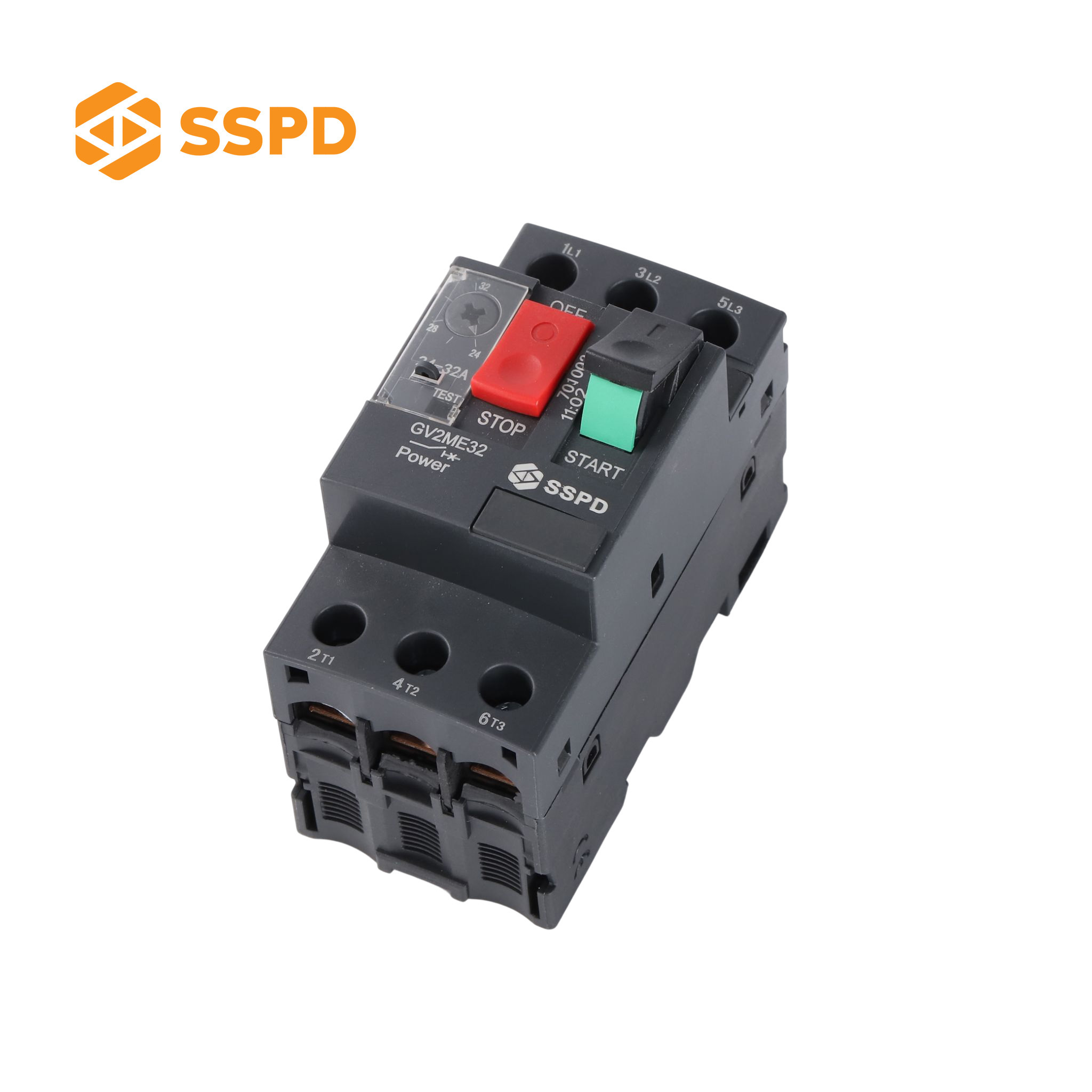 SSPD mpcb manufacturing Motor Starter GV2ME Series Push Button 3P Three Phase Thermal Magnetic Type Motor Breaker  MPCB GV2ME32