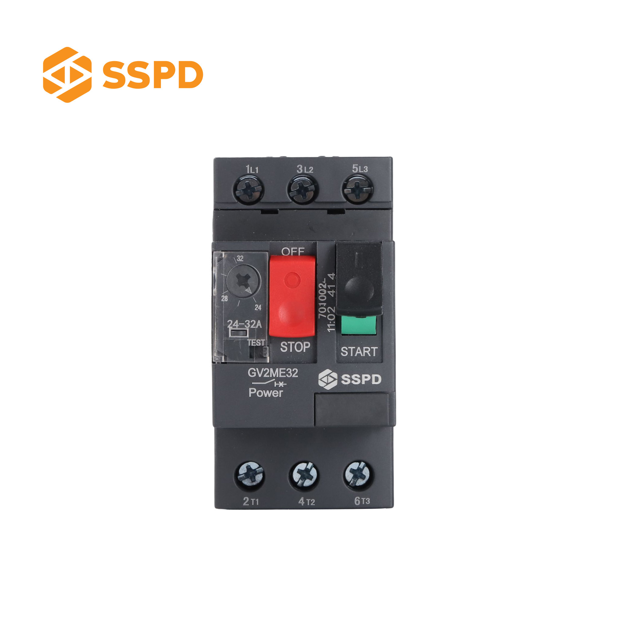 SSPD mpcb manufacturing Motor Starter GV2ME Series Push Button 3P Three Phase Thermal Magnetic Type Motor Breaker  MPCB GV2ME32