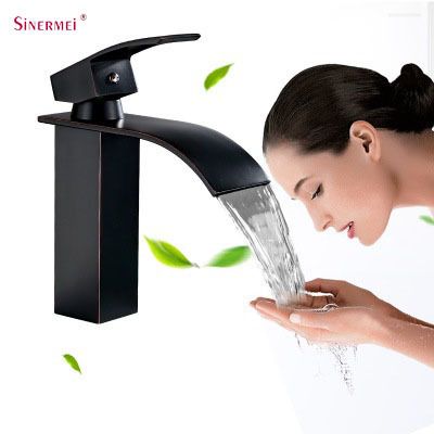 Contemporary Style Matte Black Basin Faucet Square Basin Mixer Basin taps lavatory faucet