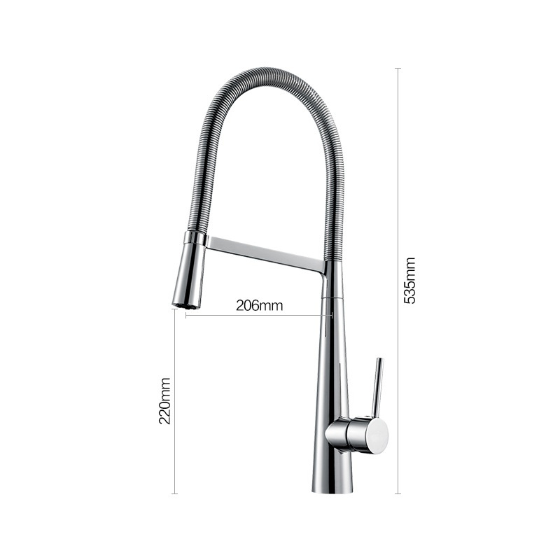 Kitchen faucet Pull out Deck Mounted Kitchen sink mixer Kitchen taps with Single Handle