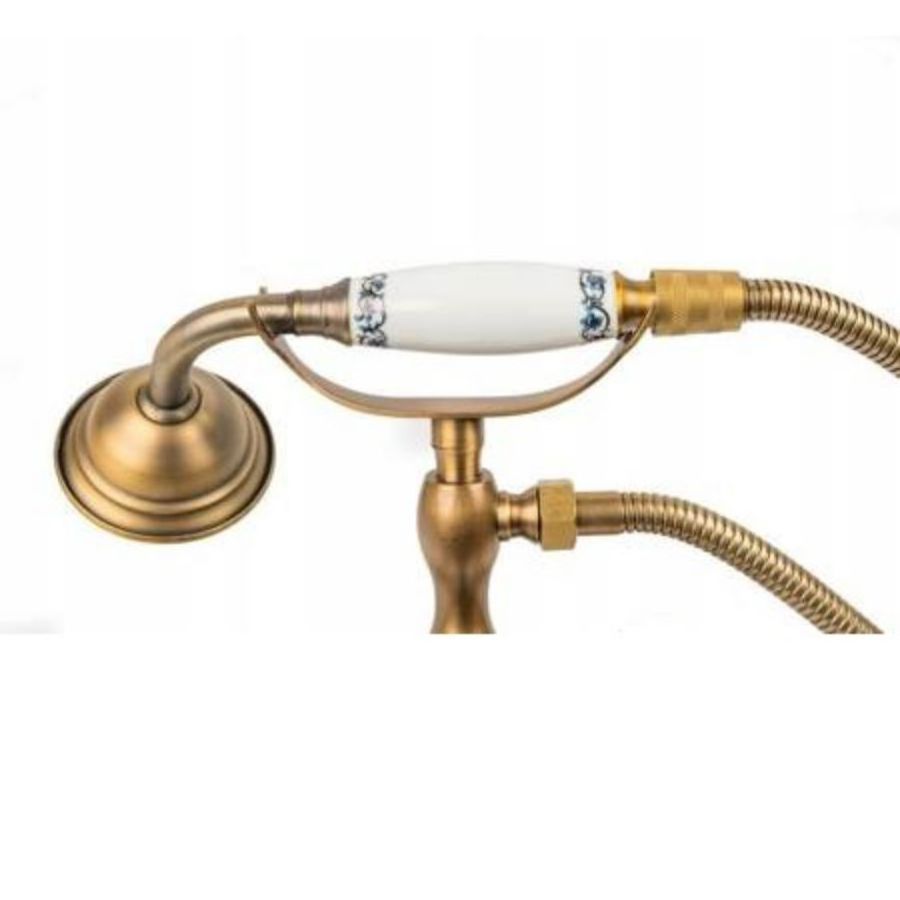 European Antique Shower Faucet Bathtub Taps Wall Mounted Shower Set Bathroom Mixer Bath Faucet Contemporary Thermostatic Faucets