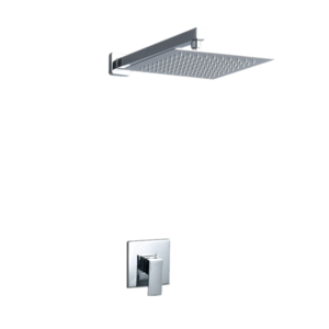 Single lever Square Rain Shower head Concealed Wall Mounted Bathroom Shower set Ceiling shower faucet