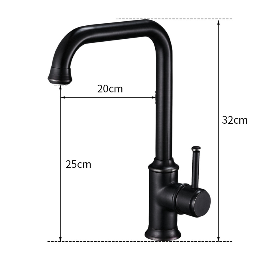 New product brass body goose neck kitchen faucet 360 Degree Rotation Kitchen Sink Faucet Kitchen Mixer Tap