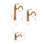 Retro creative European style copper antique basin faucet hot and cold Bathroom Faucet Contemporary Mixer Tap lavatory faucet