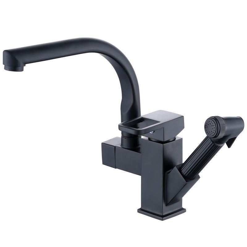 Multi functional Pull Out Kitchen faucet with Sprayer Kitchen taps 360 Swivel Kitchen sink faucet 2 delivery port