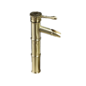 Deck Mounted Single Handle Basin Faucet Bamboo Shape Basin taps Antique Bathroom faucet Brass Faucet