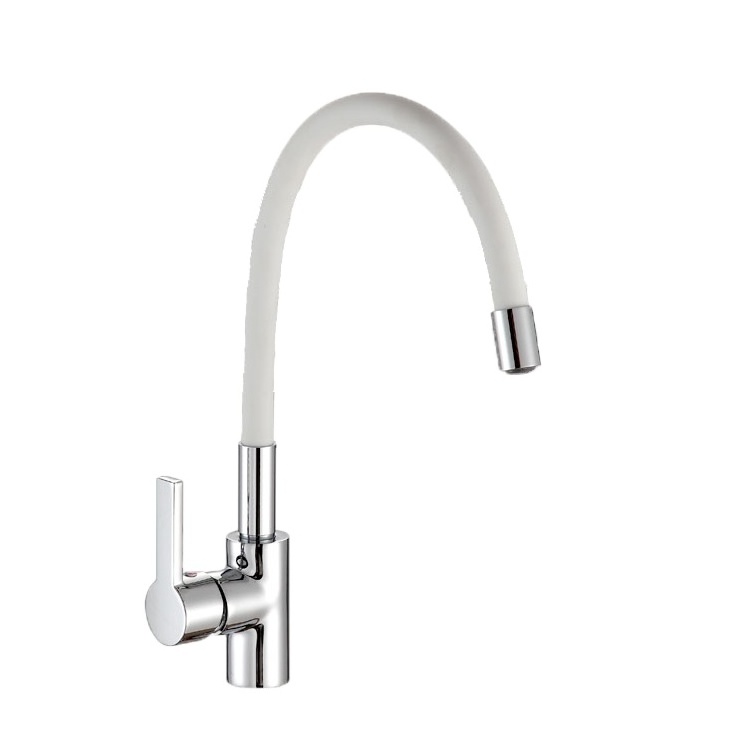 Different Colors Deck Mounted Kitchen Sink Faucet Flexible Hose with Pull Out Sprayer Kitchen Taps Kitchen Mixer Basin Faucets