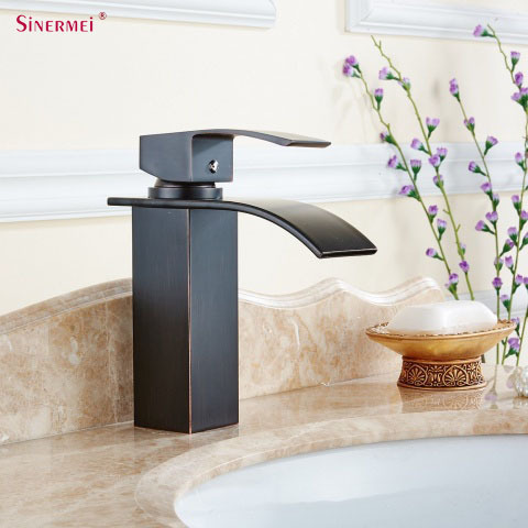 Contemporary Style Matte Black Basin Faucet Square Basin Mixer Basin taps lavatory faucet