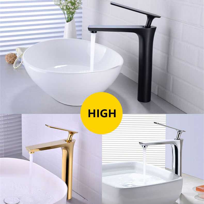 Basin faucet Basin taps lavatory mixer taps Gold Bathroom Faucet chrome Basin Faucet Cold and Hot Mixer Taps