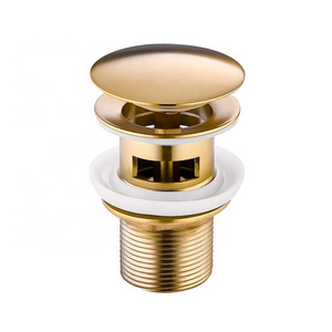 Pop up Drain Basin Sink Drain with or without Overflow for Basin Pop up Drainer Bathroom Waste Pipe Basin Waste Strainer Brass