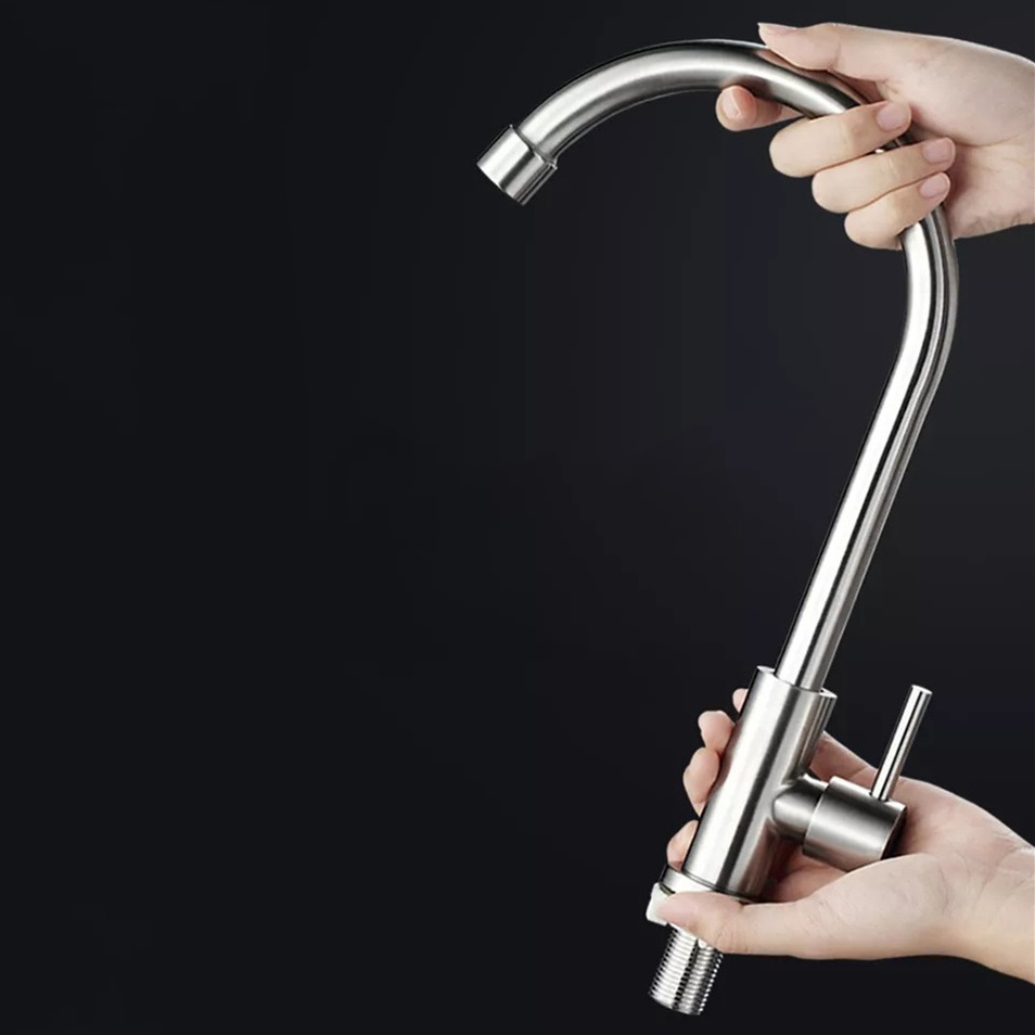 Single Handle Stainless Steel Kitchen faucet Sink Faucet single cold Kitchen faucet Kitchen taps