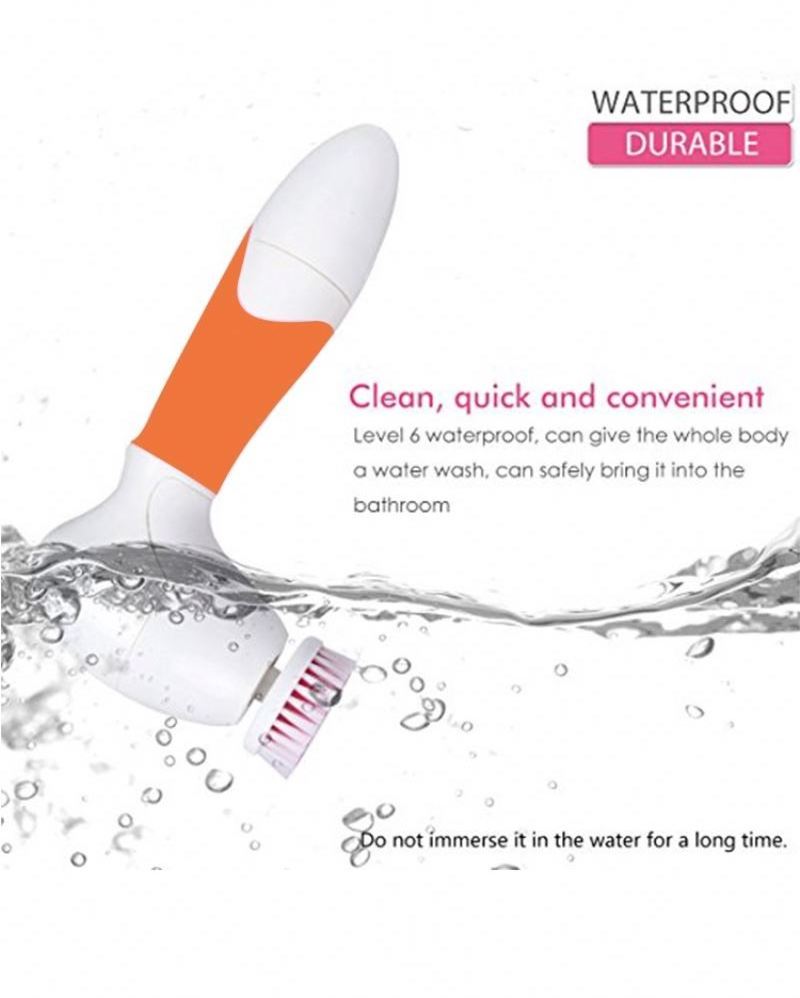 Deep Clean Face Exfoliator Spin Brush Handheld 9 In 1 Facial Cleaning Massager