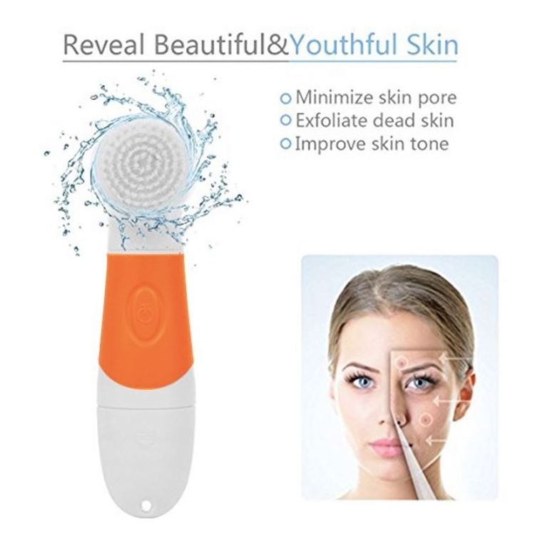 Deep Clean Face Exfoliator Spin Brush Handheld 9 In 1 Facial Cleaning Massager