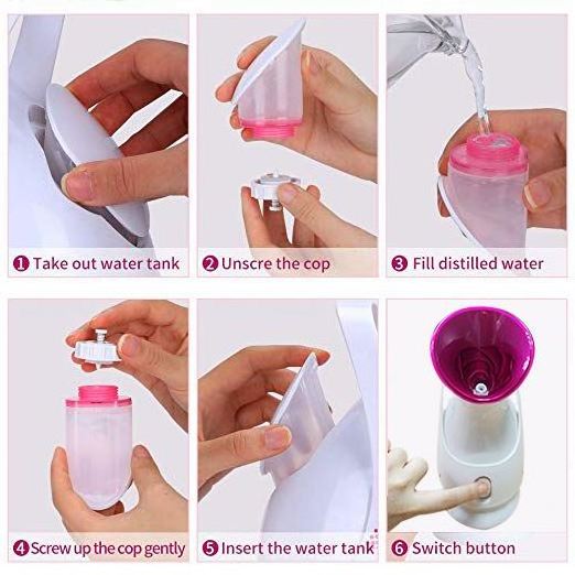 Hot Hydrating Skin Care Beauty Personal Spa Mist Sprayer Face Steam Machine Humidifier Nano Spray Ionic Facial Steamer