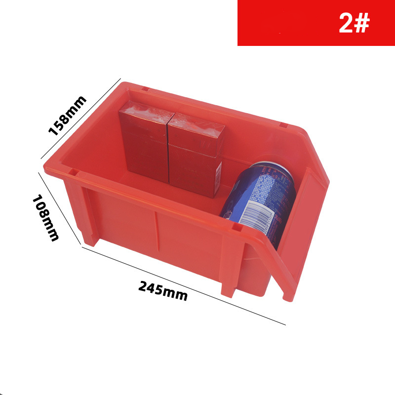 Wholesale Warehouse Picking Stackable Plastic Tools Spare Part Bolt Storage Shelf Container Box Bins