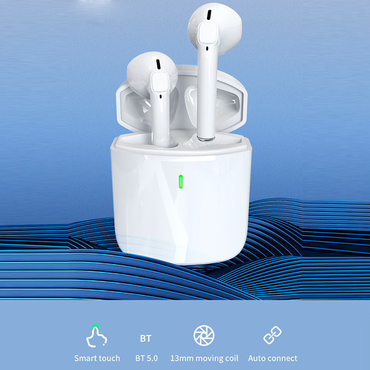 TWS Real Noise Cancellation Earbuds Waterproof Headphones Black White Wireless Earphone ENC Headset